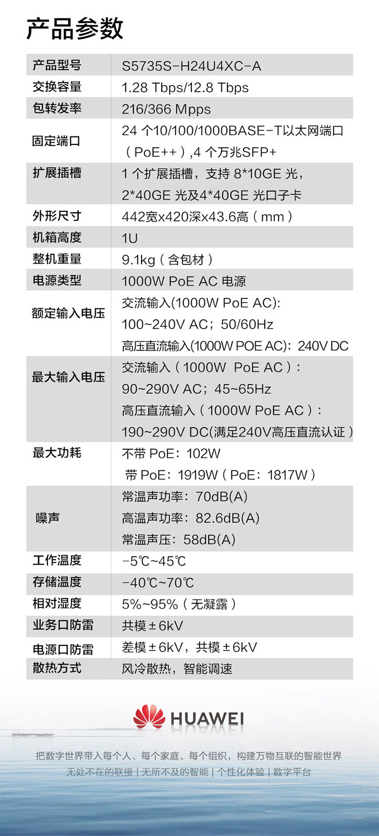 华为企业级交换机