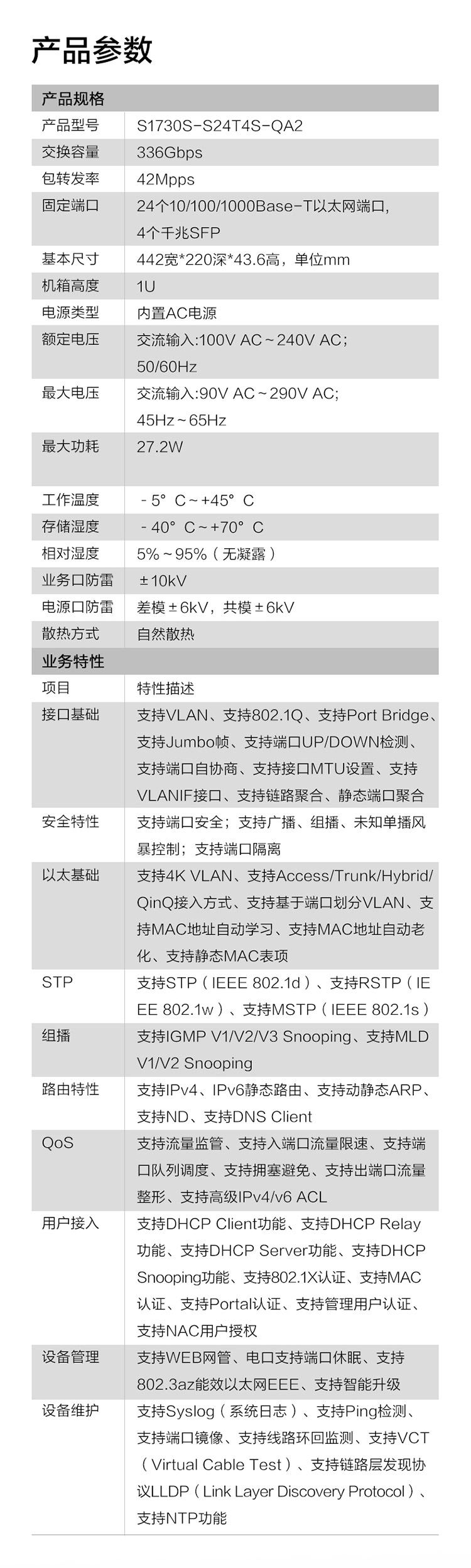 华为网络交换机